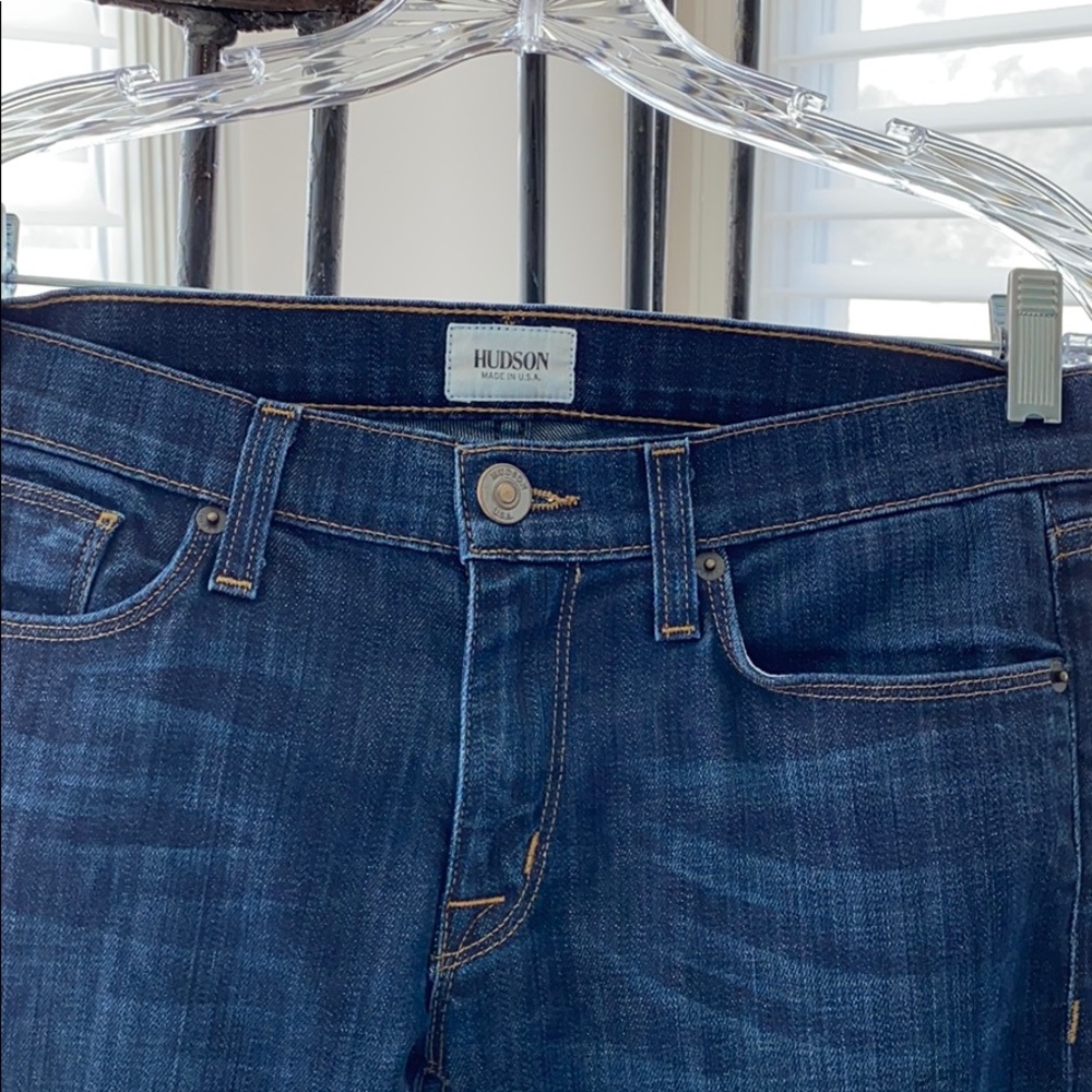 Hudson jeans straight leg skinny Colette sz 27